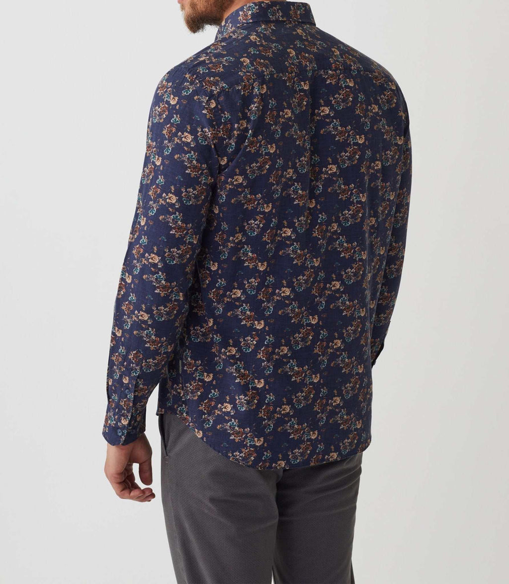 Chemise casual imprimé marine "Alya" - IZAC