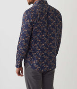 Chemise casual imprimé marine "Alya" - IZAC