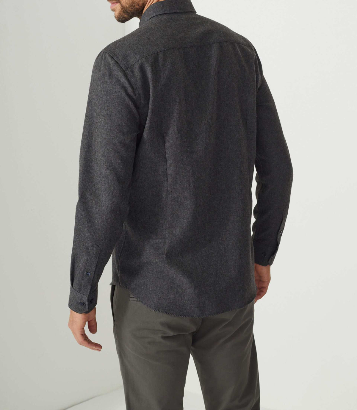 Chemise casual anthracite "Arthur" - IZAC