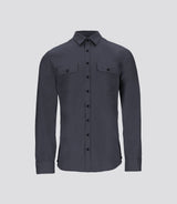 Chemise unie casual marine JULIEN