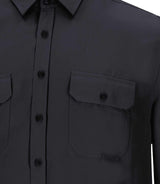 Chemise unie casual marine JULIEN - IZAC