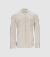 Chemise unie casual mastic JULIEN - IZAC