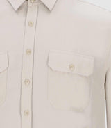 Chemise unie casual mastic JULIEN - IZAC