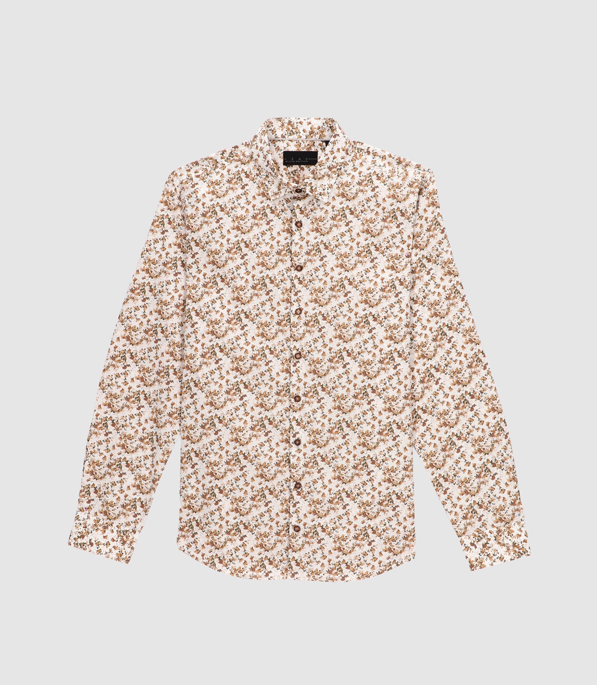 Chemise à imprimé floral kaki JACKIBT - IZAC