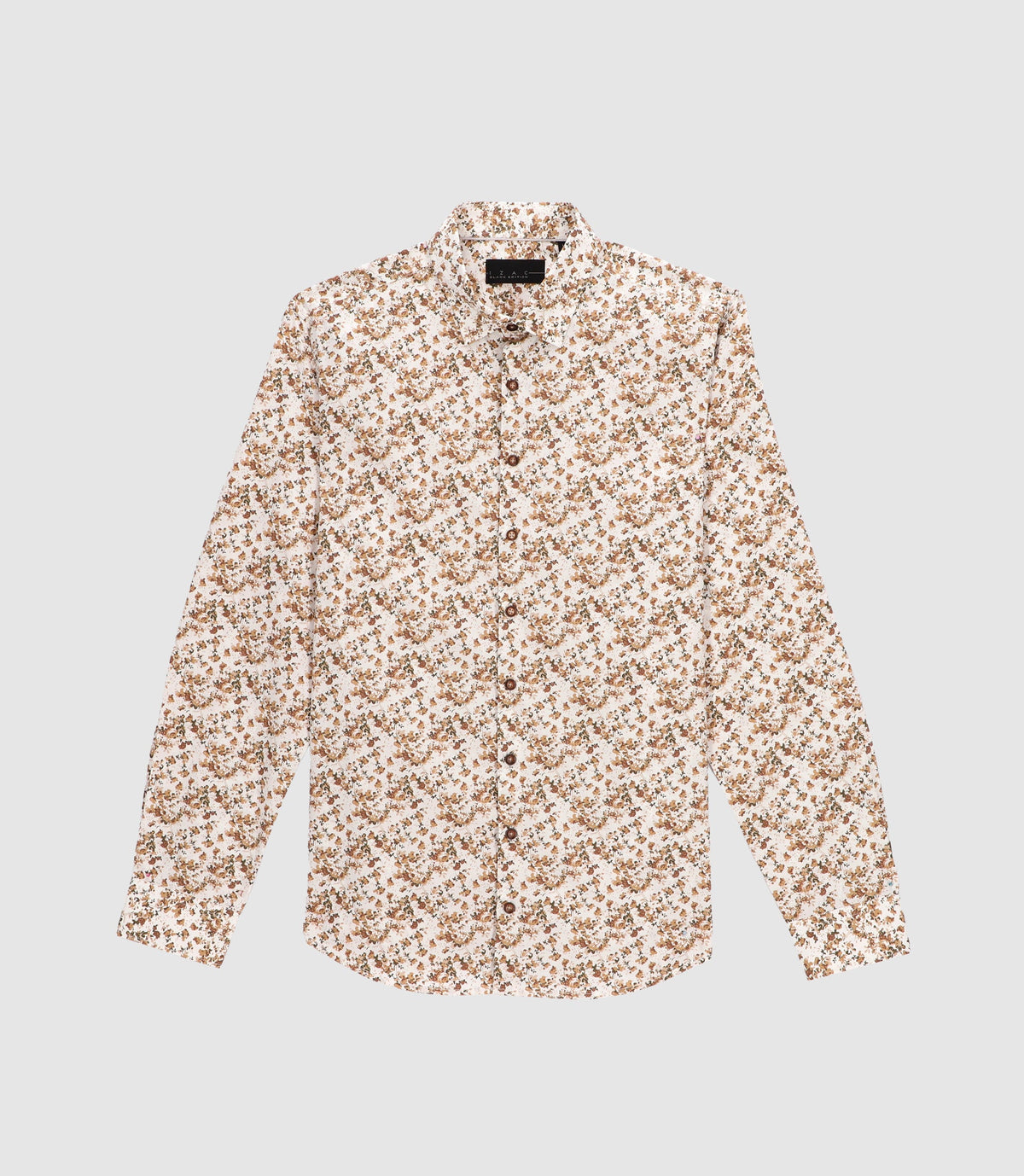 Chemise à imprimé floral kaki JACKIBT - IZAC