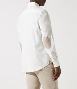 Chemise droite à coudières blanche JANIS - IZAC