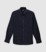 Chemise en velours marine - IZAC