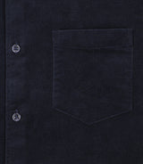 Chemise en velours marine - IZAC