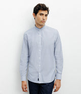 Chemise casual col mao ciel - IZAC