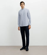 Chemise casual col mao ciel - IZAC