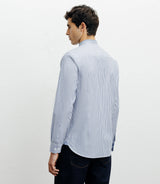 Chemise casual col mao ciel - IZAC