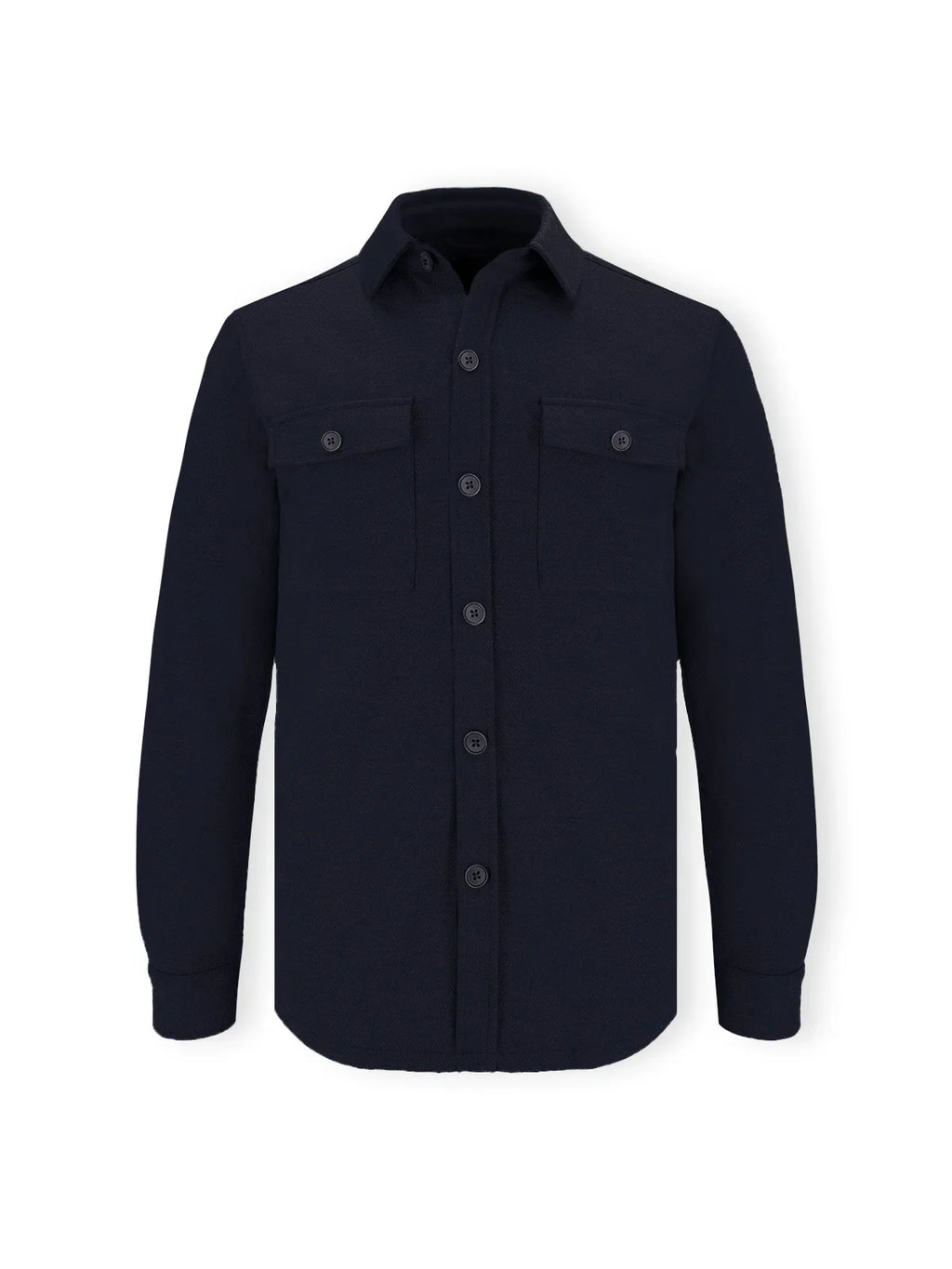 Surchemise effet maille marine - IZAC