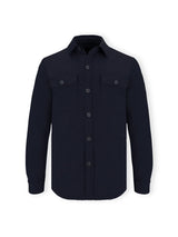 Surchemise effet maille marine - IZAC