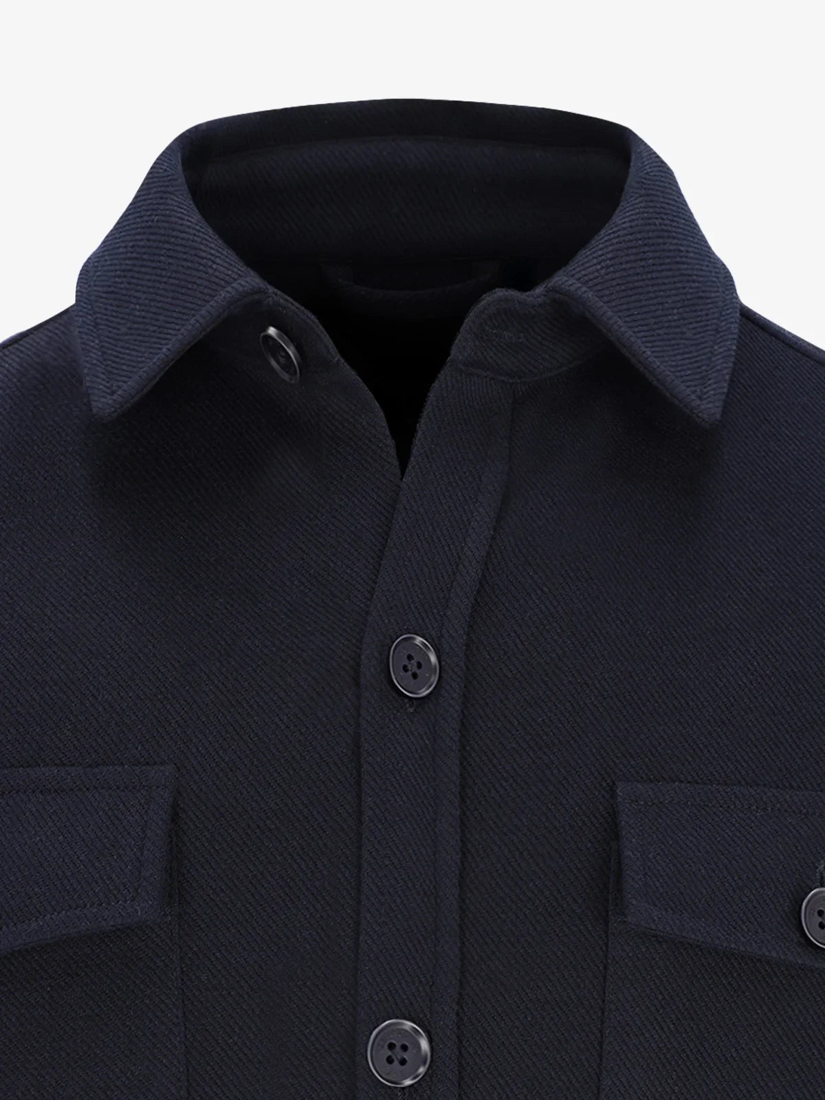 Surchemise effet maille marine - IZAC