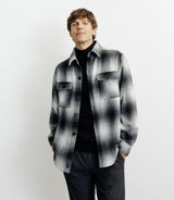 Surchemise à petits carreaux grise - IZAC