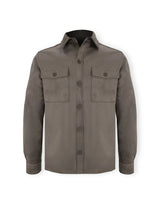 Surchemise en suédine chatain - IZAC