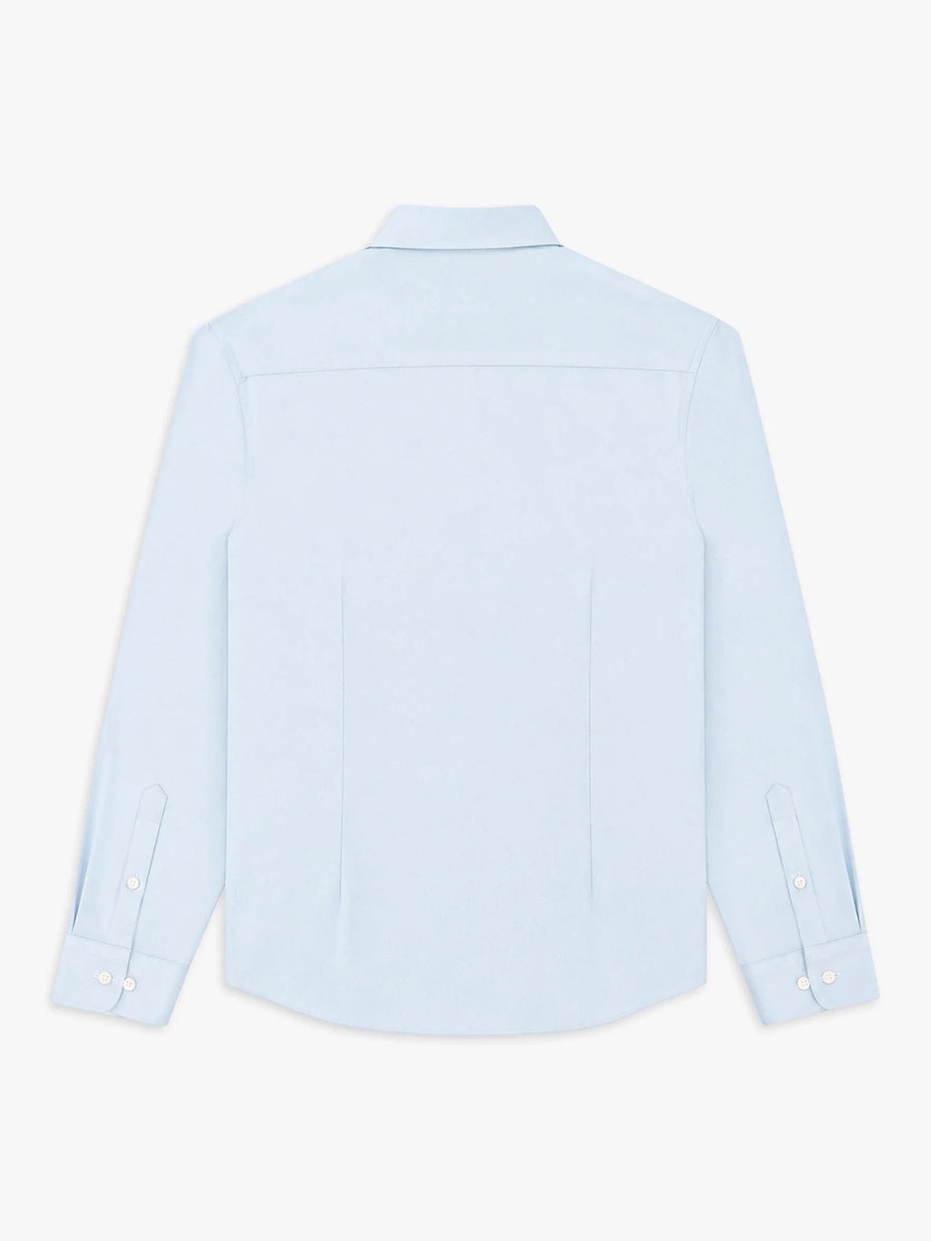 Chemise slim en maille jersey bleu ciel - IZAC
