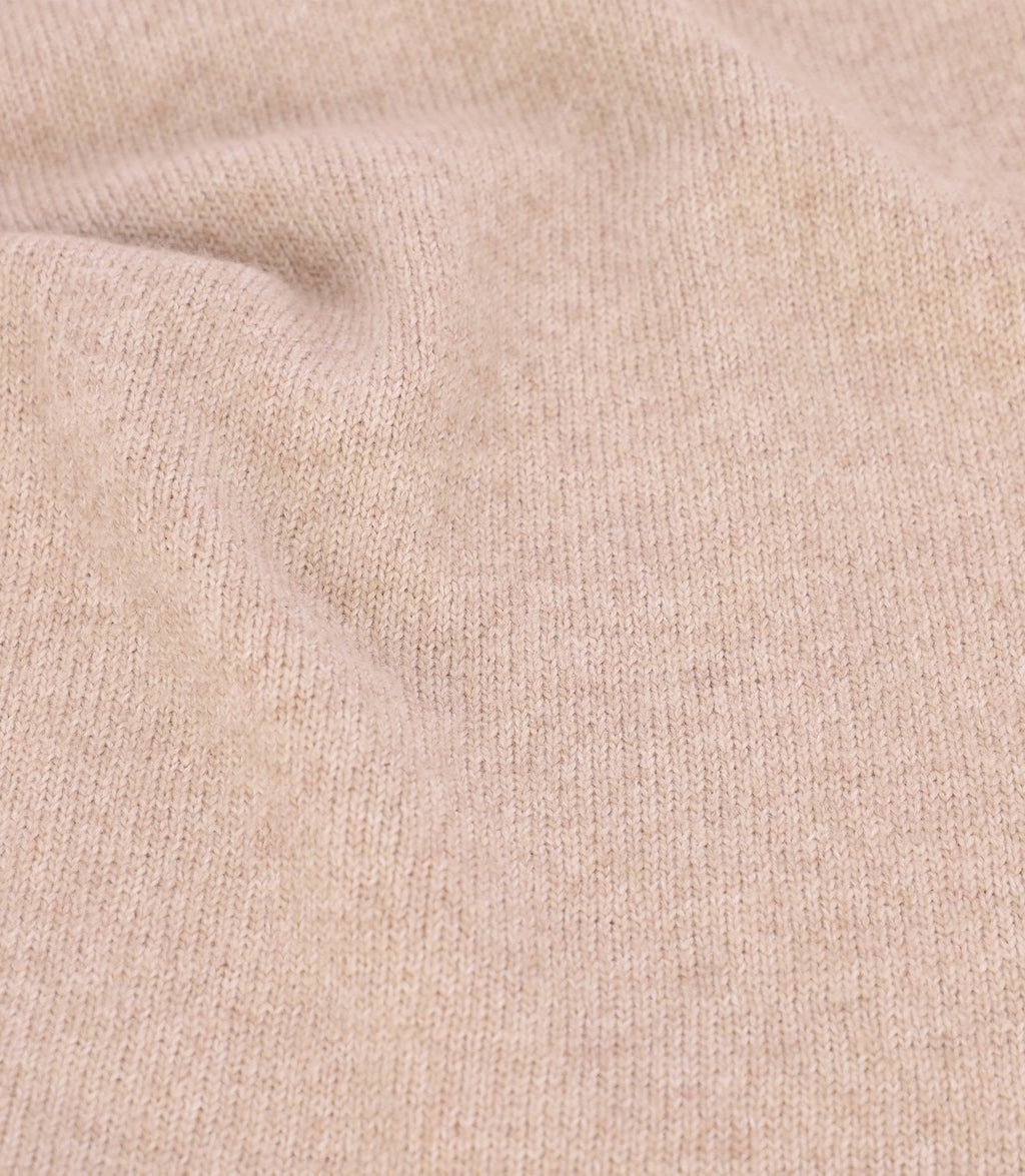 Echarpe en maille unie beige - IZAC