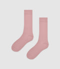 Chaussettes en coton stretch rose QOCK - IZAC