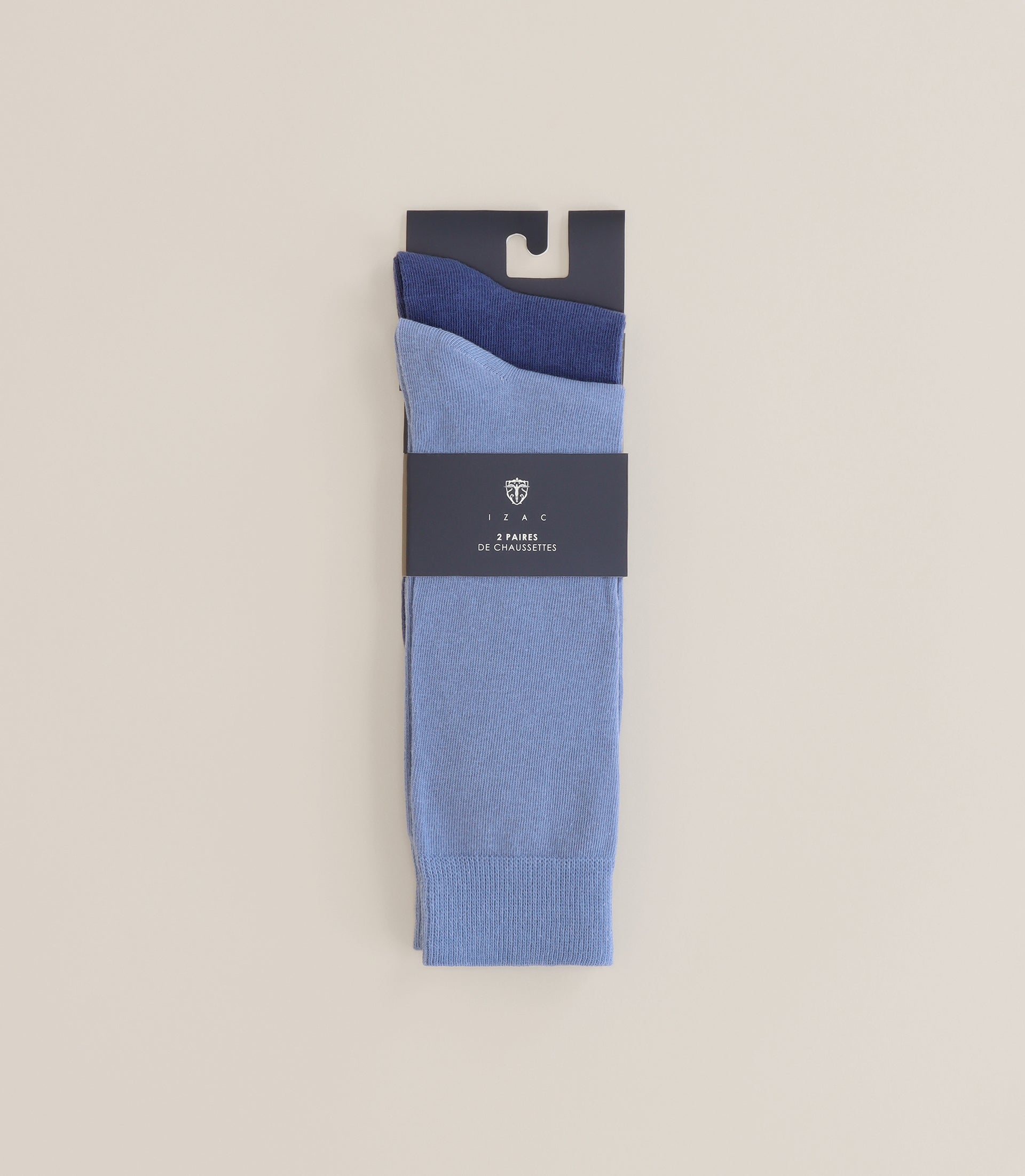 Pack de 2 chaussettes indigo - IZAC