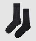 Chaussettes fil d'Ecosse noire RICOTE - IZAC