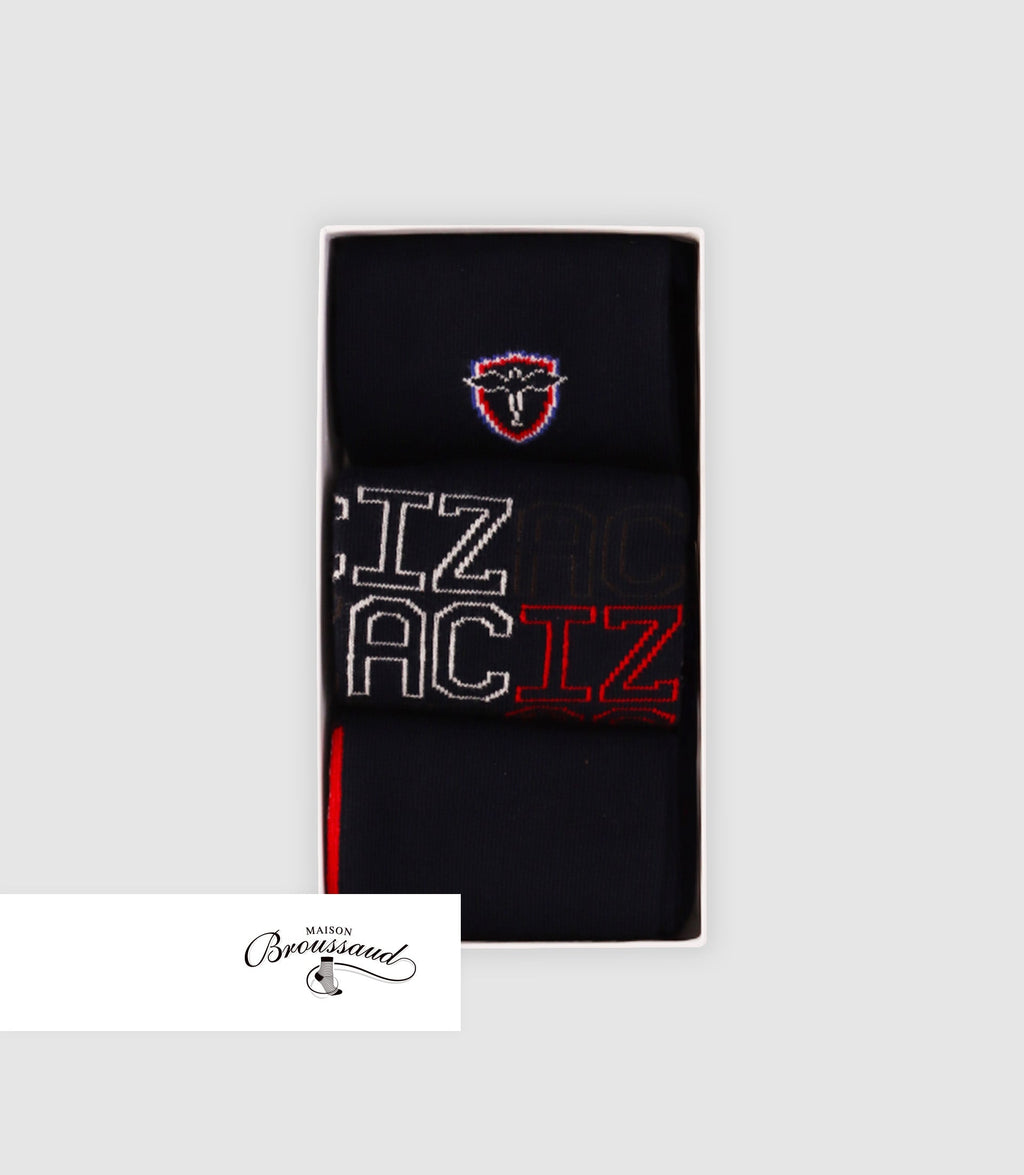 Boite de 3 chaussettes marine - IZAC