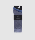 Pack de 2 chaussettes unies bleu - IZAC