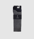 Pack de chaussettes fantaisie grises - IZAC
