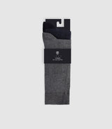 Pack de chaussettes fantaisie grises - IZAC