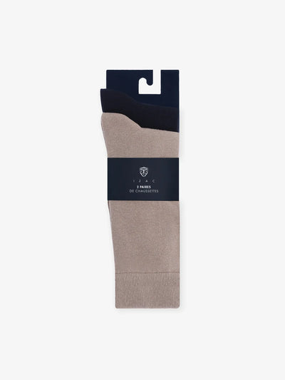 Pack de 2 chaussettes camel - IZAC