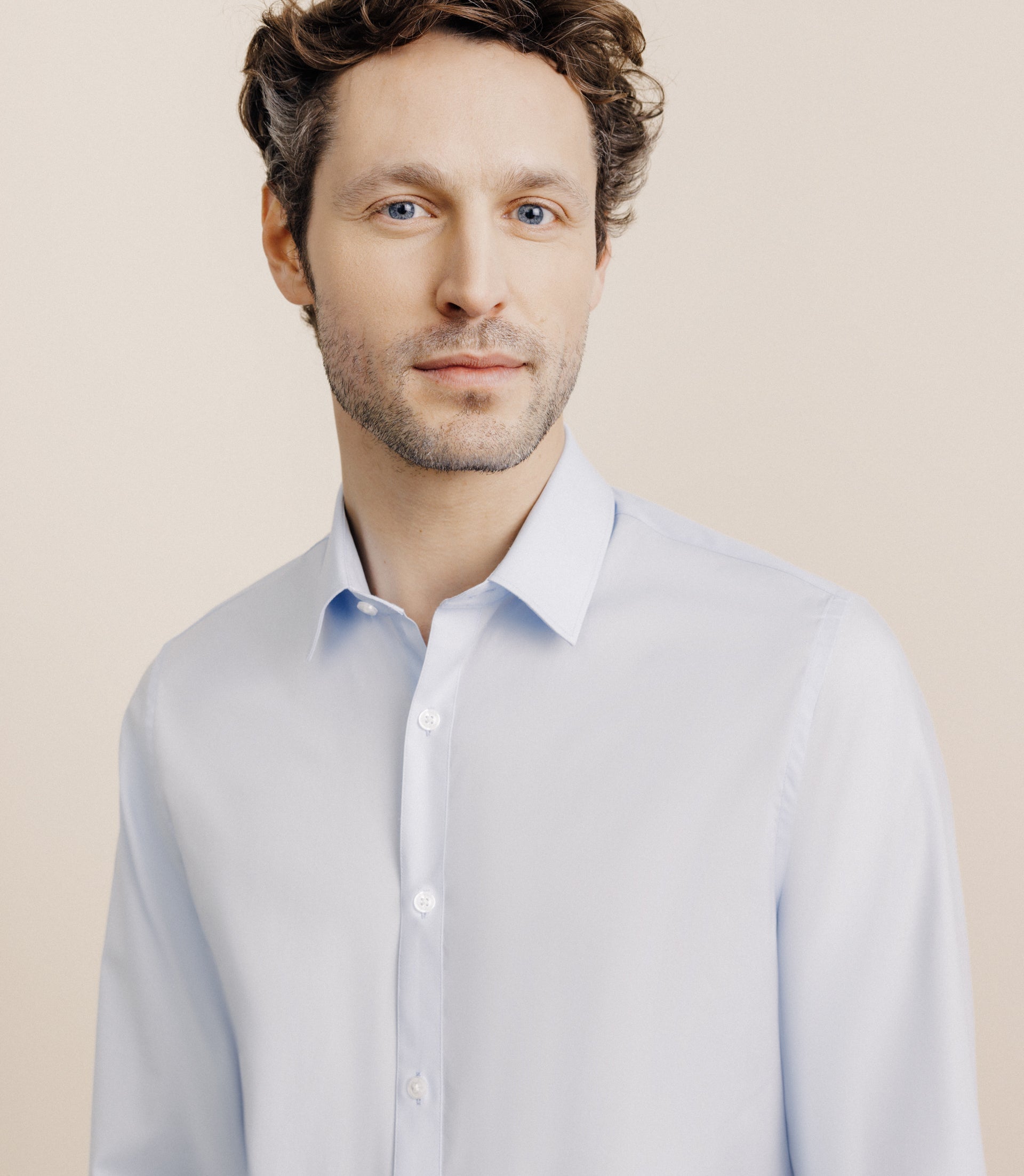 Chemise col français ciel - IZAC