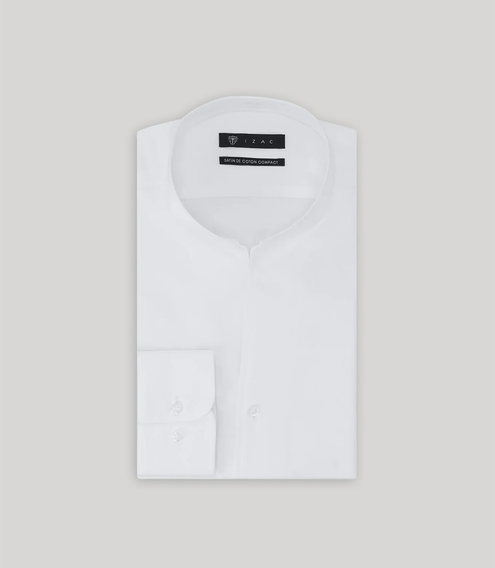 Chemise ville en coton blanc - IZAC