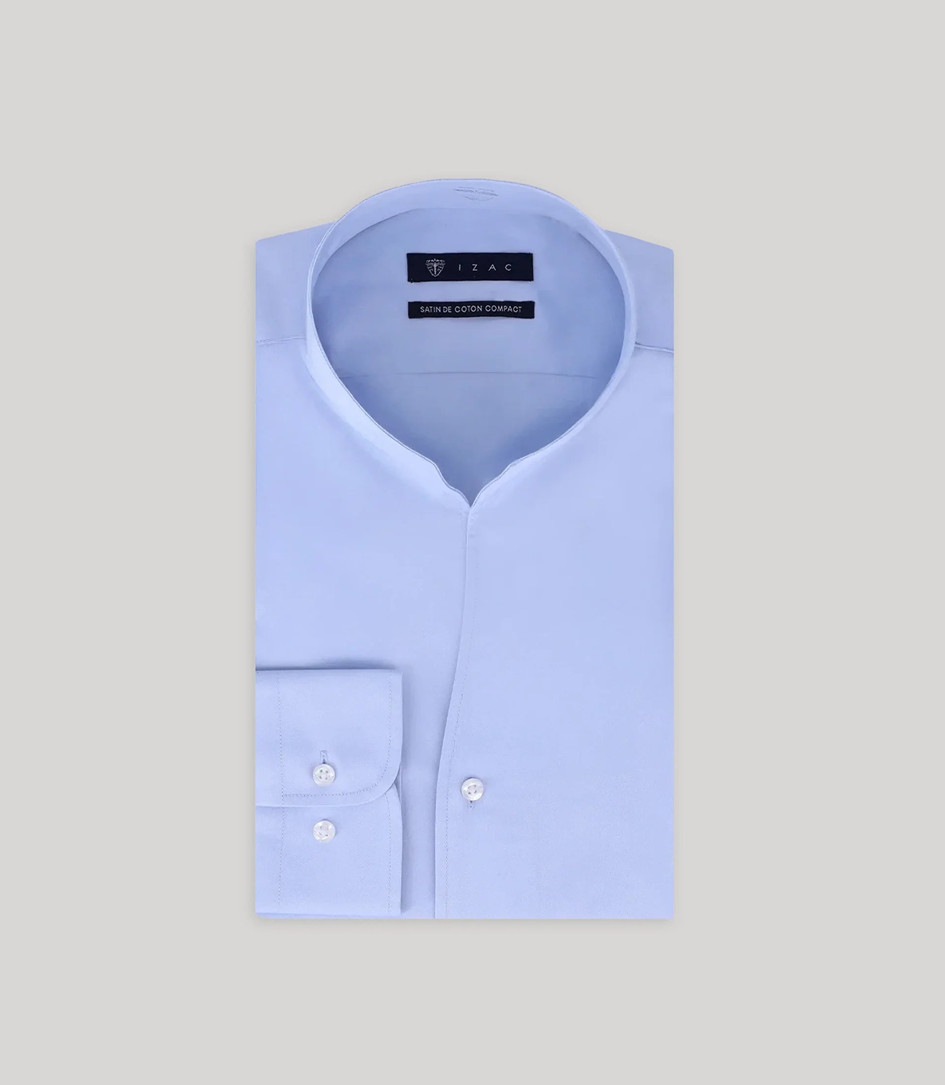 Chemise ville en coton ciel - IZAC