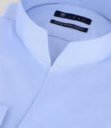 Chemise ville en coton ciel - IZAC