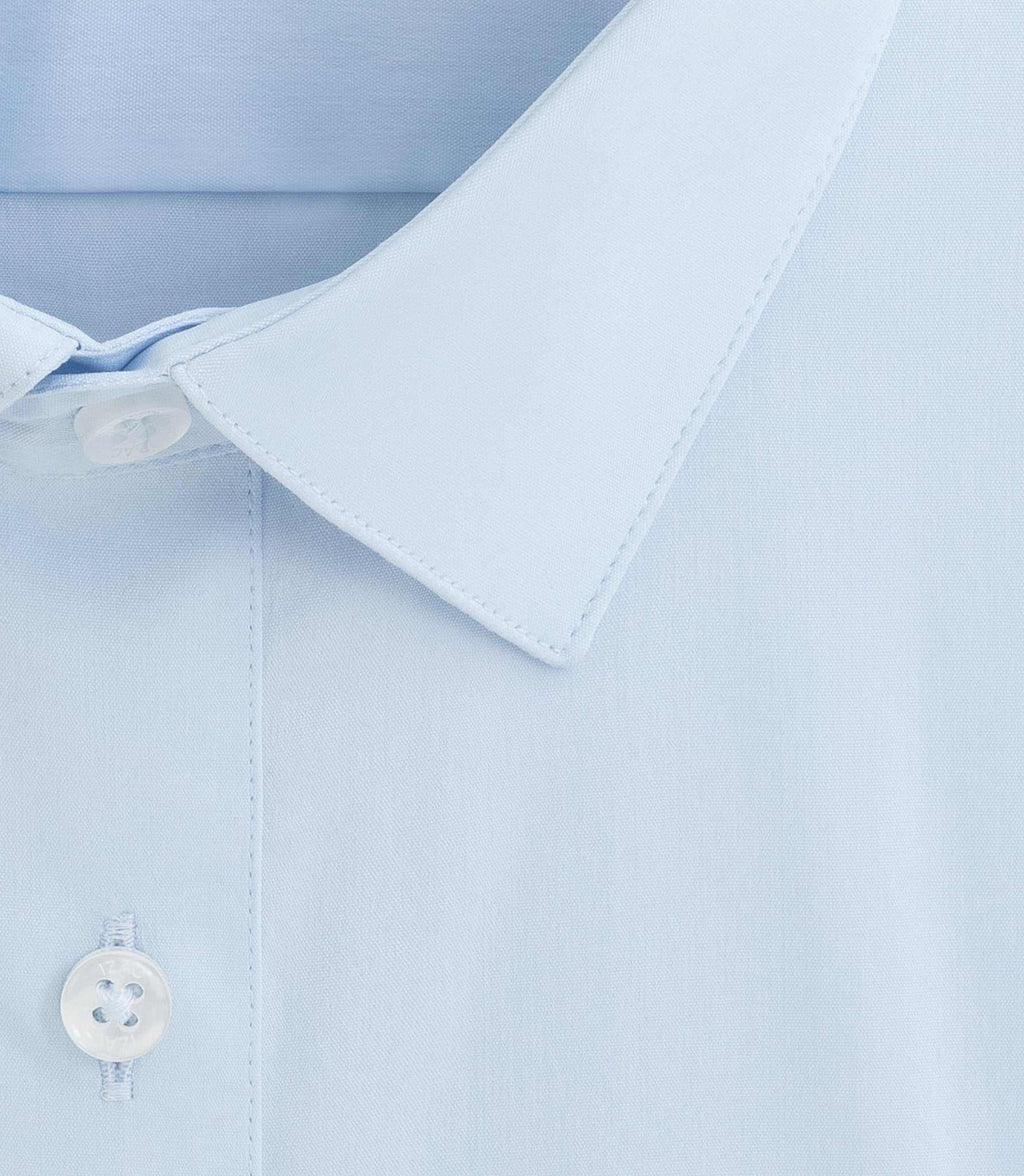 Chemise à manches courtes ciel "Mange" - IZAC