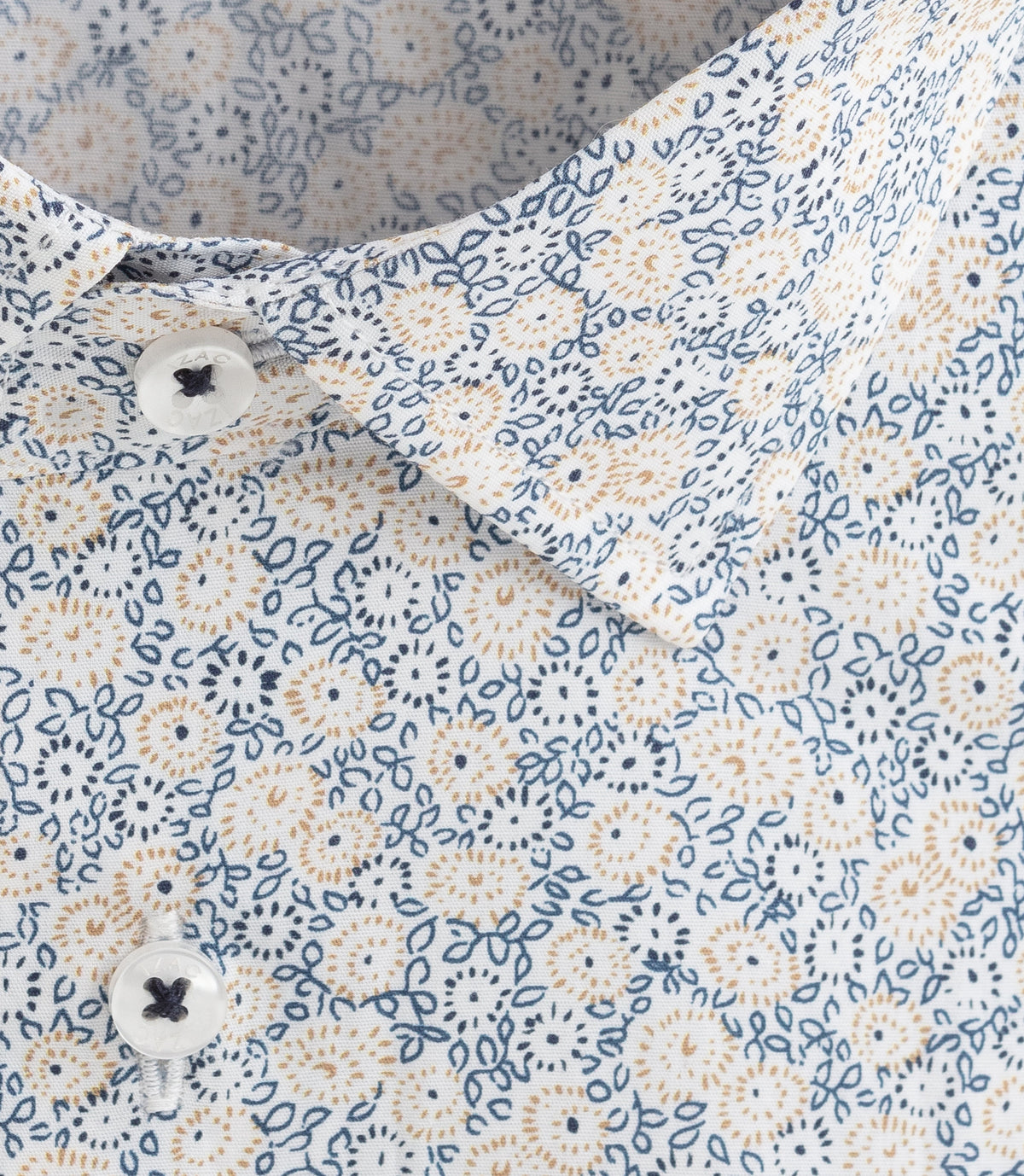 Chemise à imprimé floral beige "Delice" - IZAC