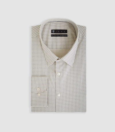 Chemise ville beige "Difast007" - IZAC