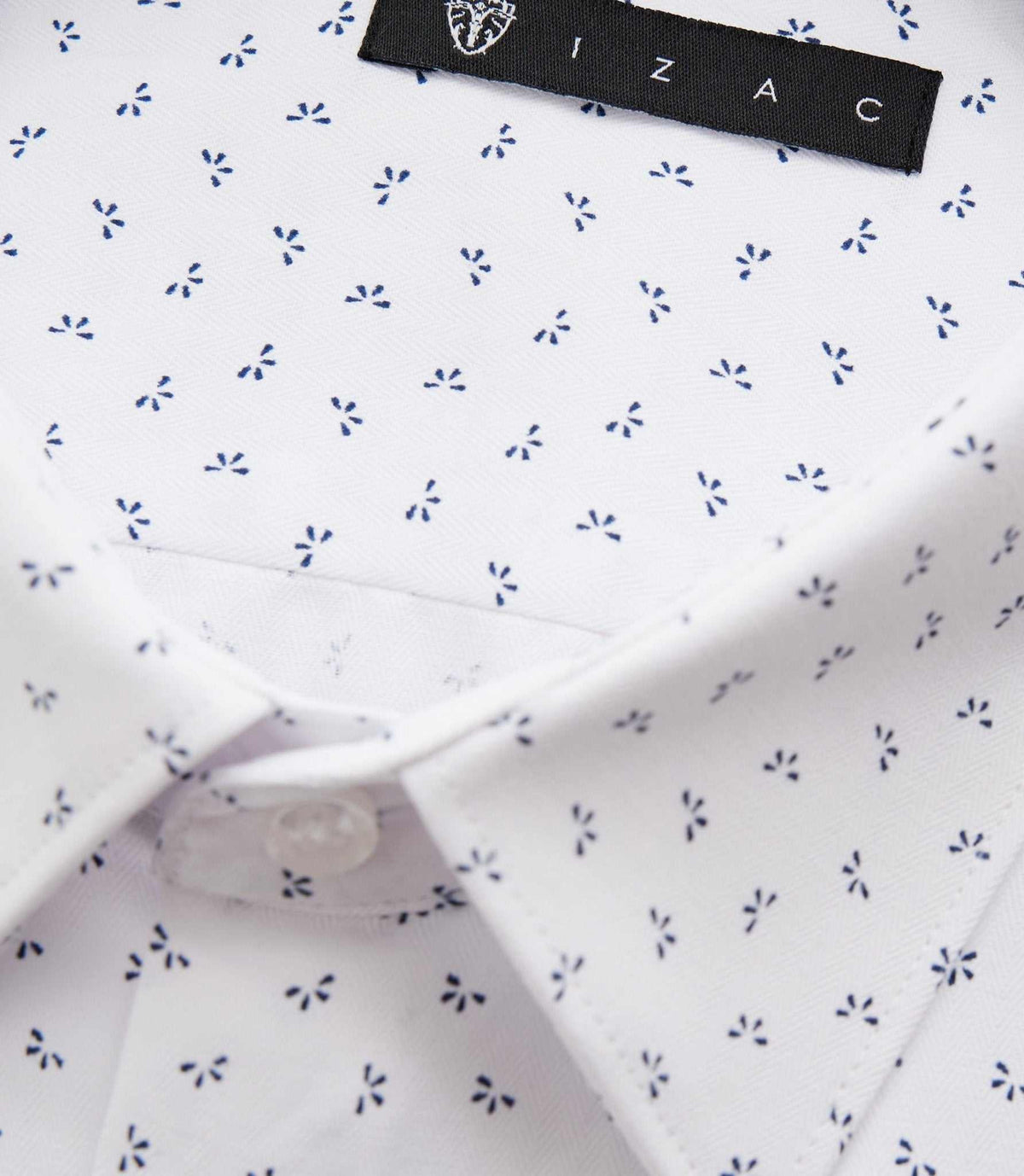 Chemise ville blanche et marine "Difast008" - IZAC