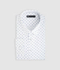 Chemise ville blanche et marine "Difast009" - IZAC