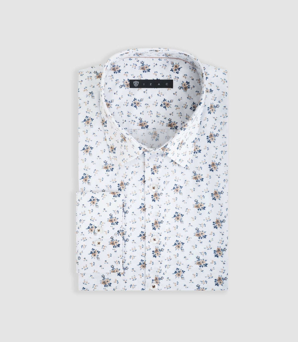 Chemise ville beige "Difast019" - IZAC