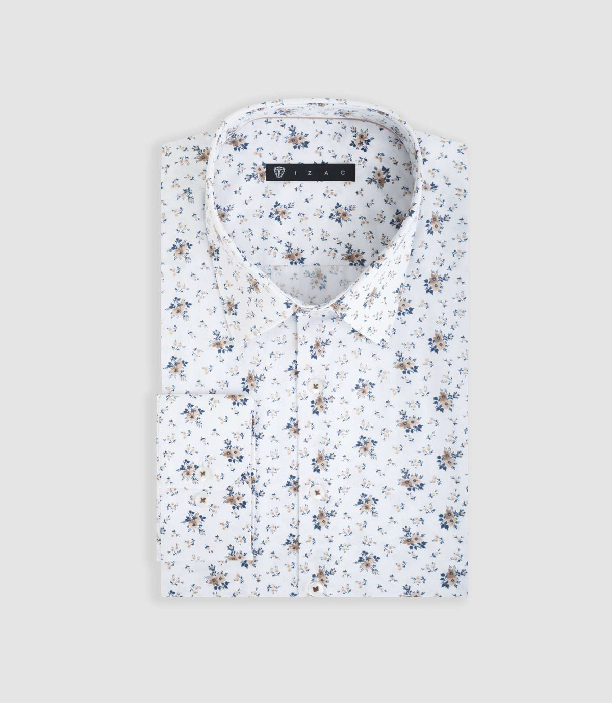 Chemise ville beige "Difast019" - IZAC