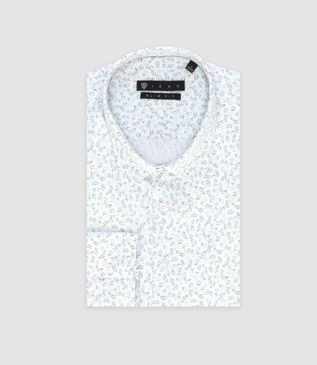 Chemise ville à imprimé vert "Tifast012" - IZAC