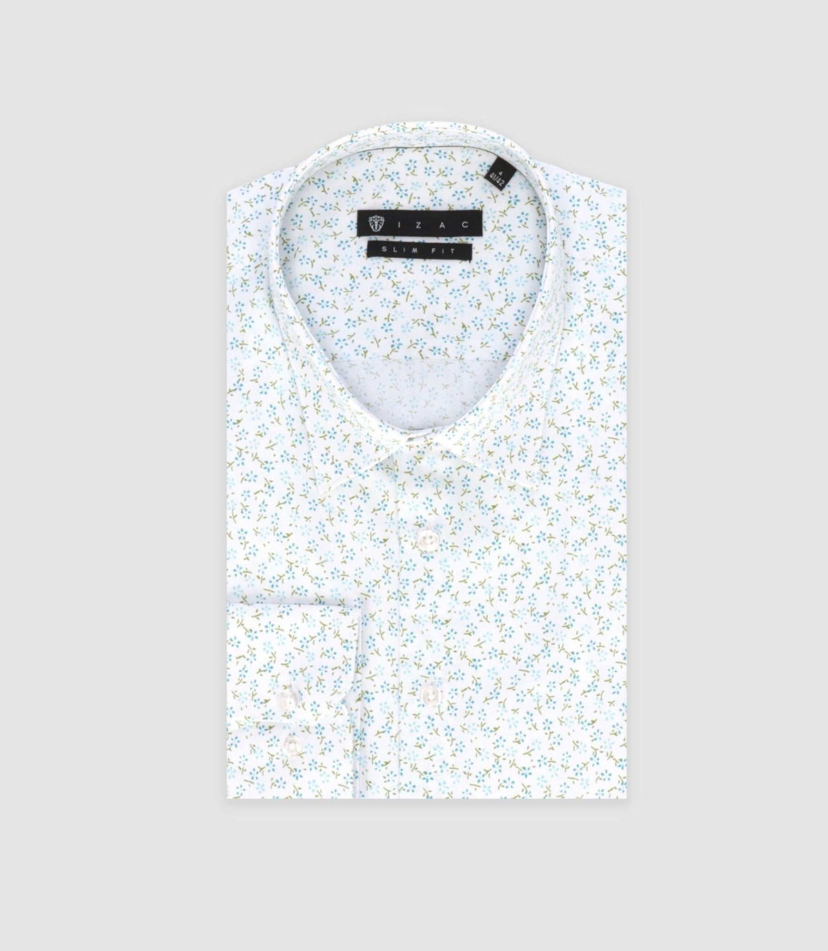 Chemise ville à imprimé vert "Tifast012" - IZAC