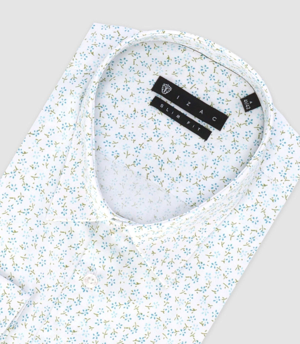 Chemise ville à imprimé vert "Tifast012" - IZAC