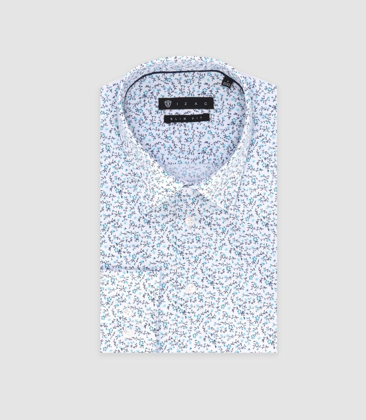 Chemise ville bleu ciel "Tifast019" - IZAC
