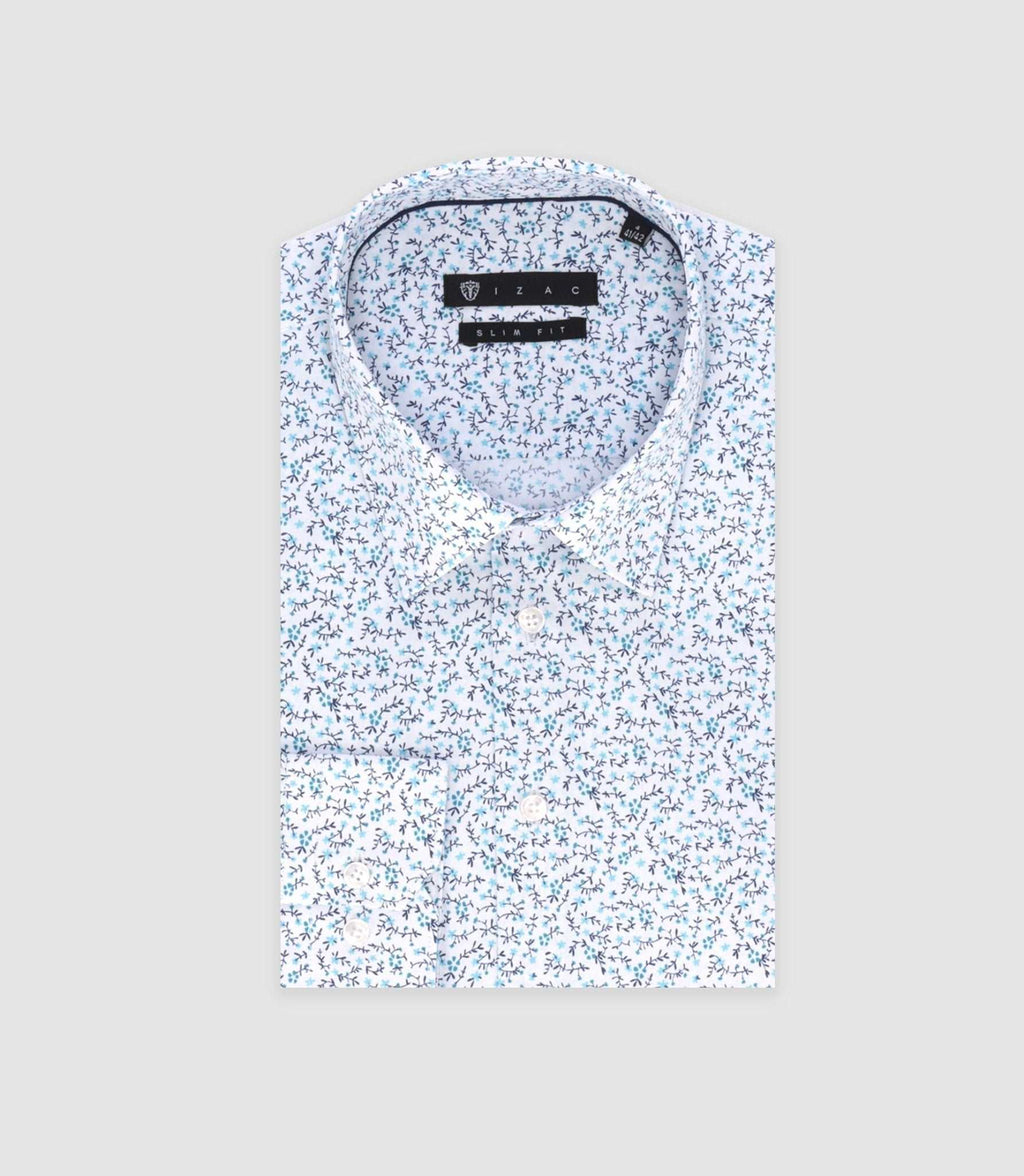Chemise ville bleu ciel "Tifast019" - IZAC
