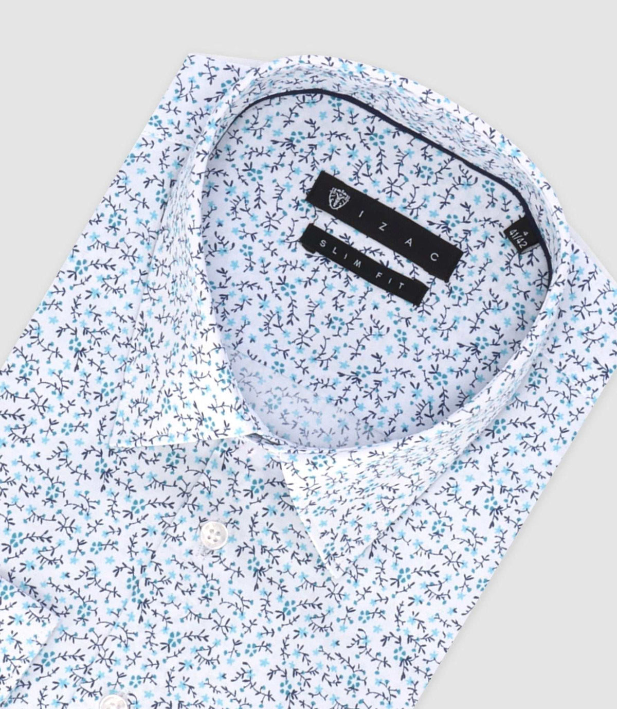 Chemise ville bleu ciel "Tifast019" - IZAC