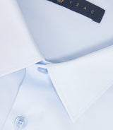 Chemise unie avec fantaisie bleu ciel "Macky" - IZAC