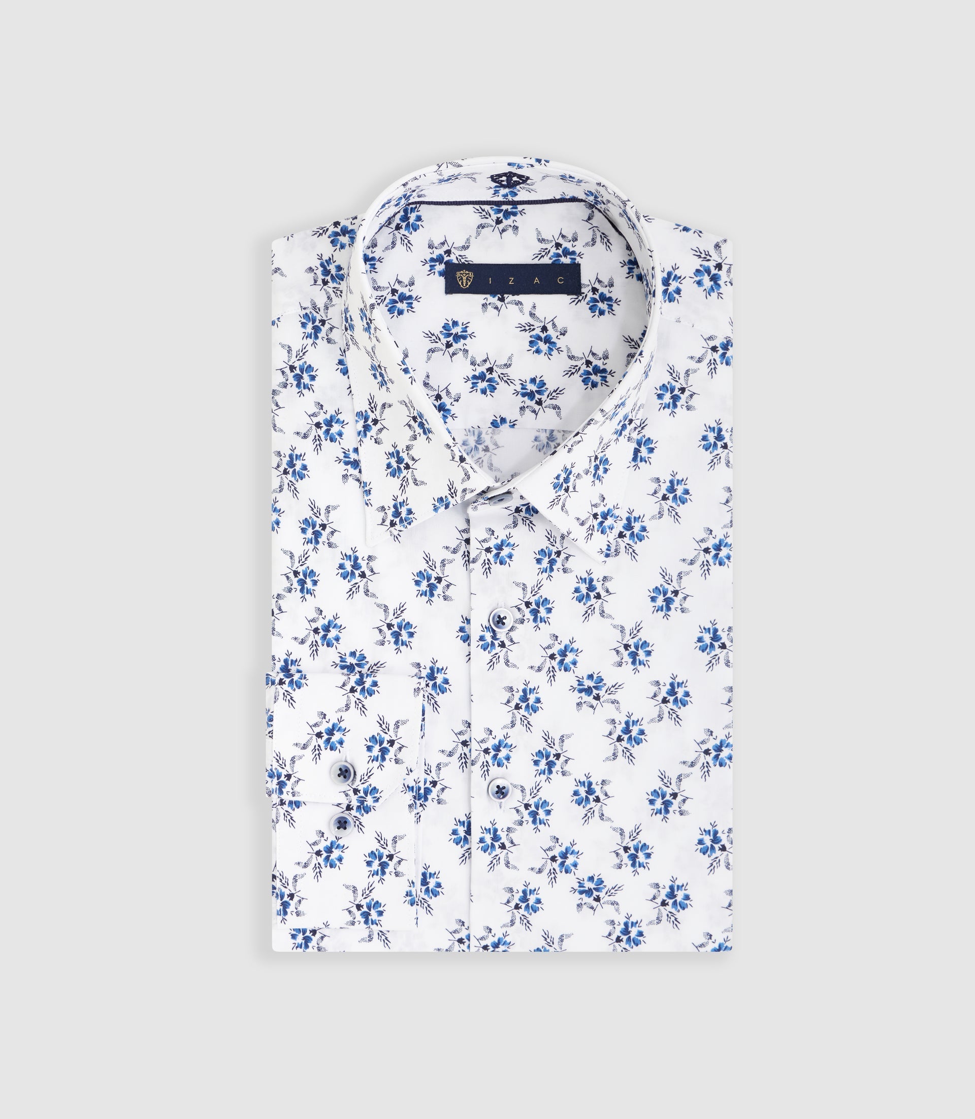 Chemise à imprimé floral blanche "Marti" - IZAC