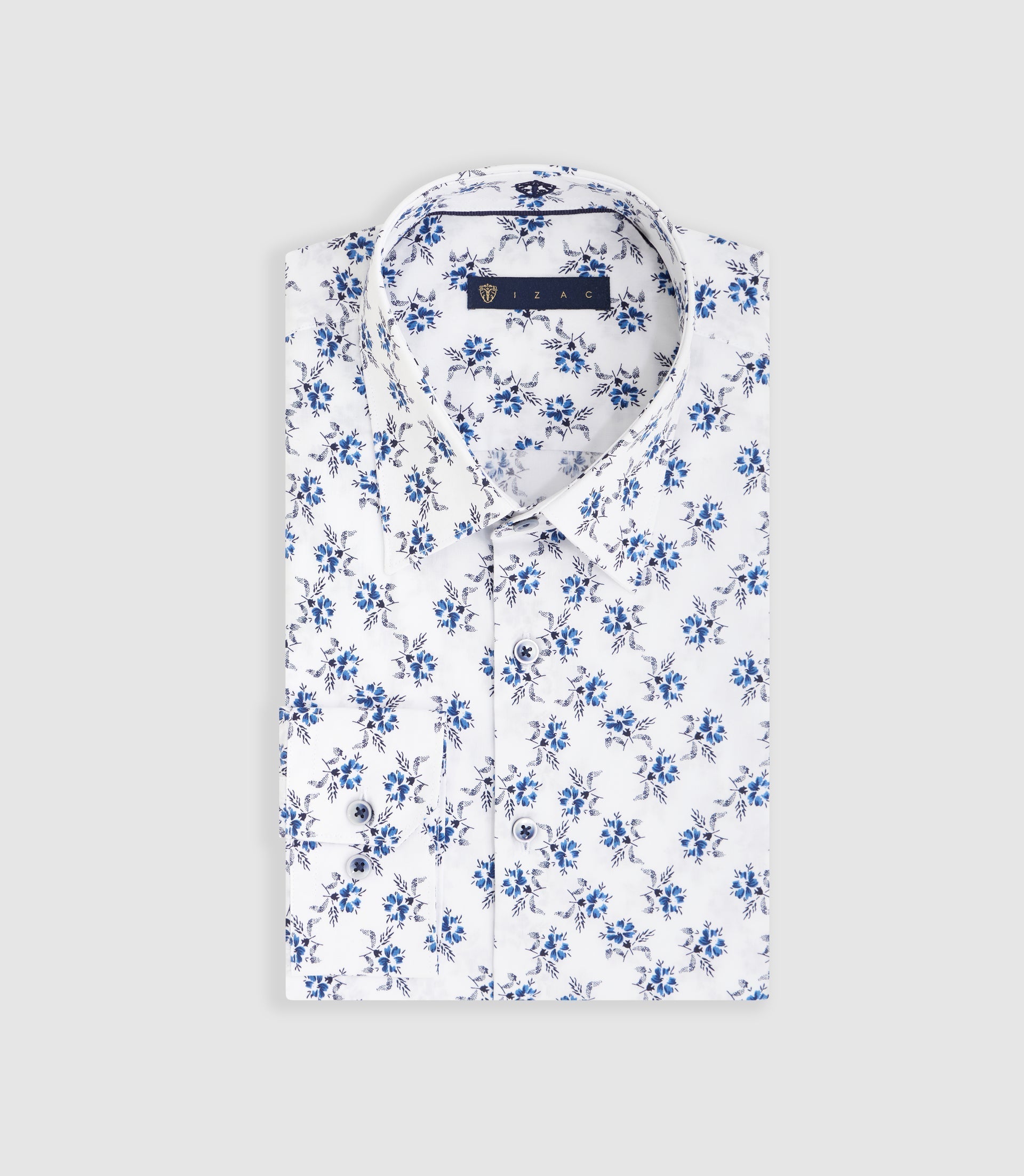 Chemise à imprimé floral blanche "Marti" - IZAC